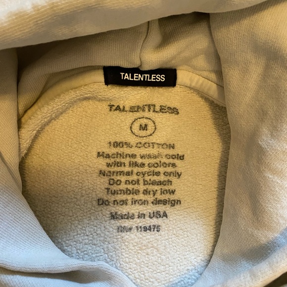 TALENTLESS CIRCLE LOGO HOODIE - Picture 4 of 4